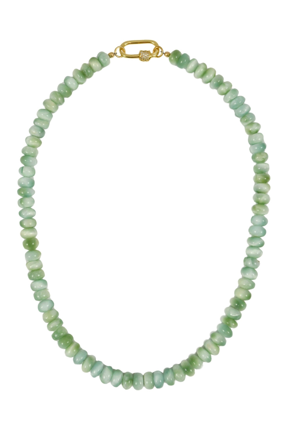 Angelite Carabiner Necklace