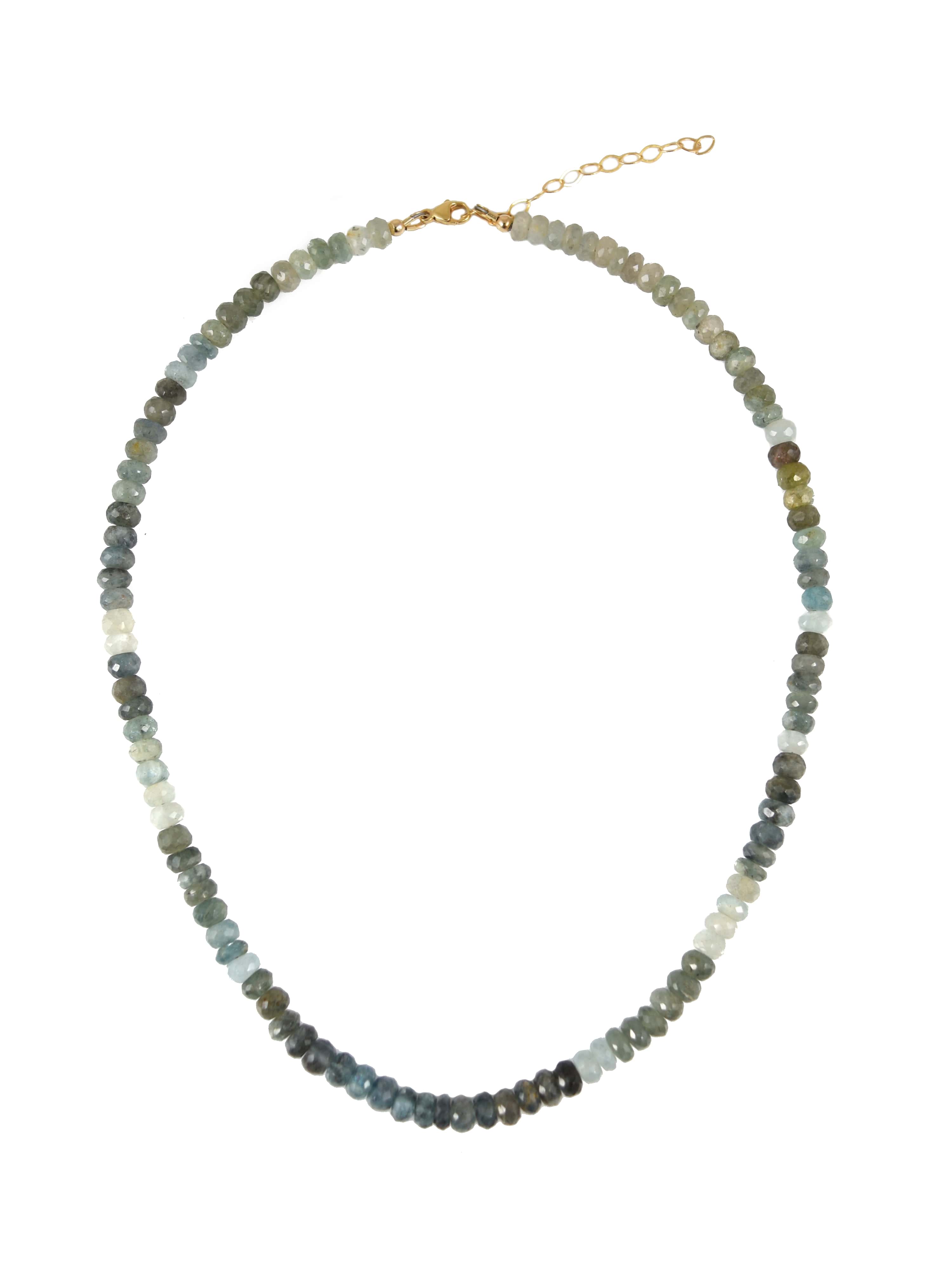 Aquamarine Beaded Necklace