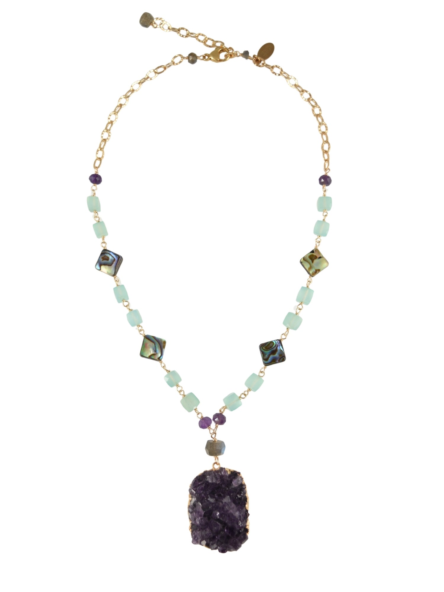 Aurora Druzy Necklace 