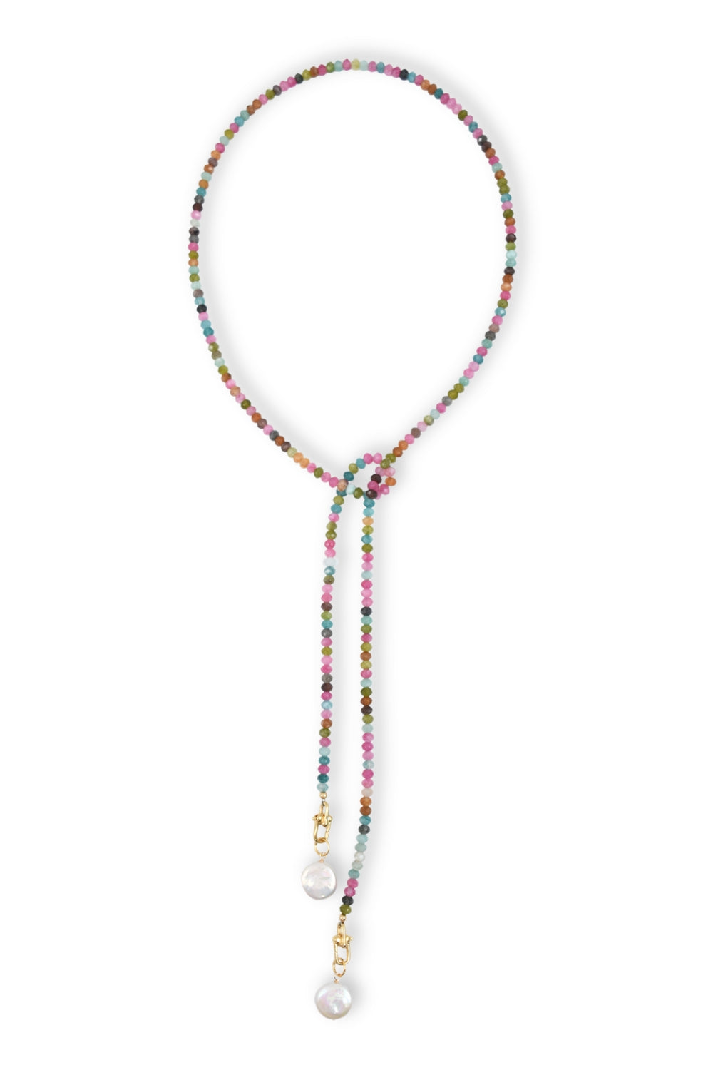 Austin Rainbow Lariat Necklace