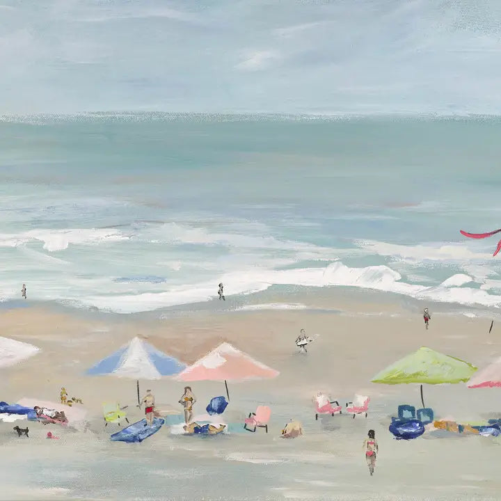 Beach Day Print by Kim Hovell 