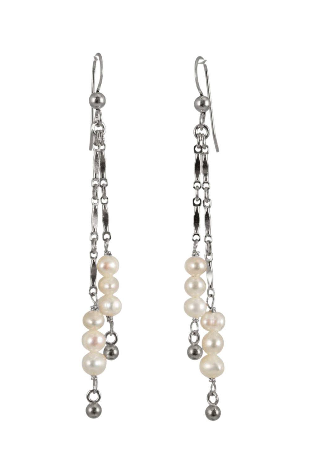 Beaded Bar Earrings