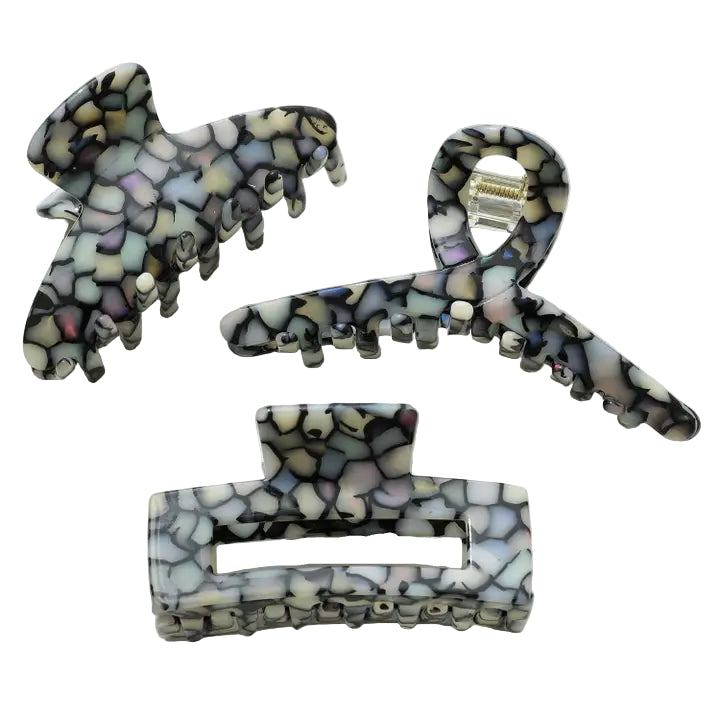 Black Opal Claw Clip