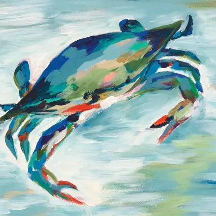 Blue Crab Print by Kim Hovell 