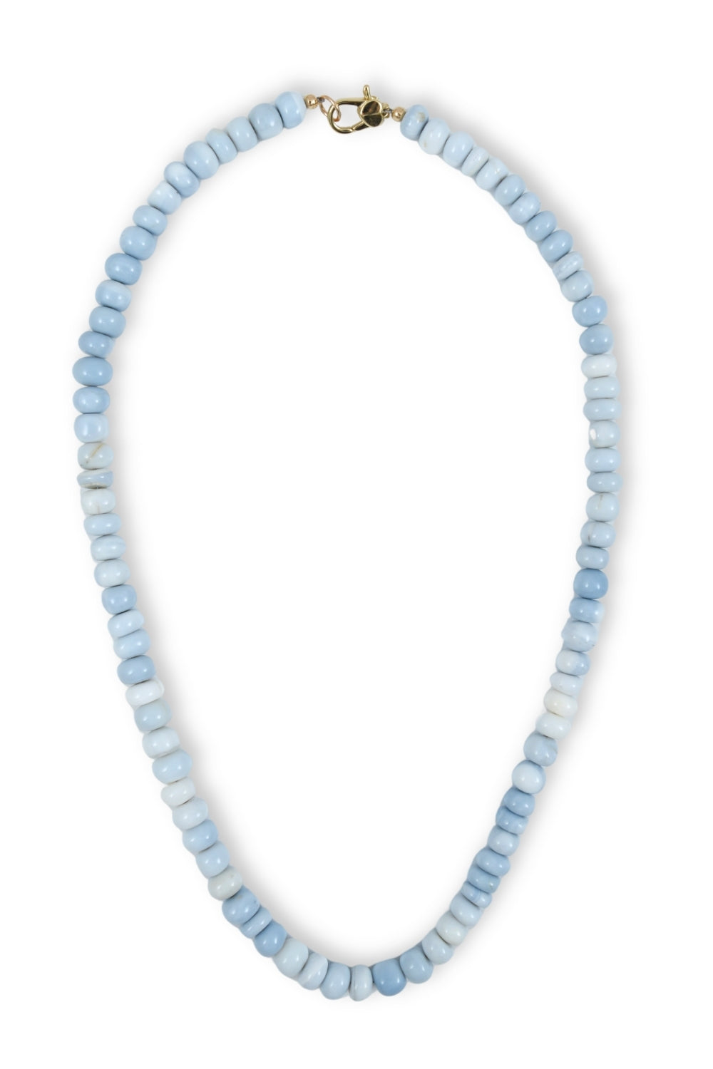 Blue Lace Agate Fish Necklace