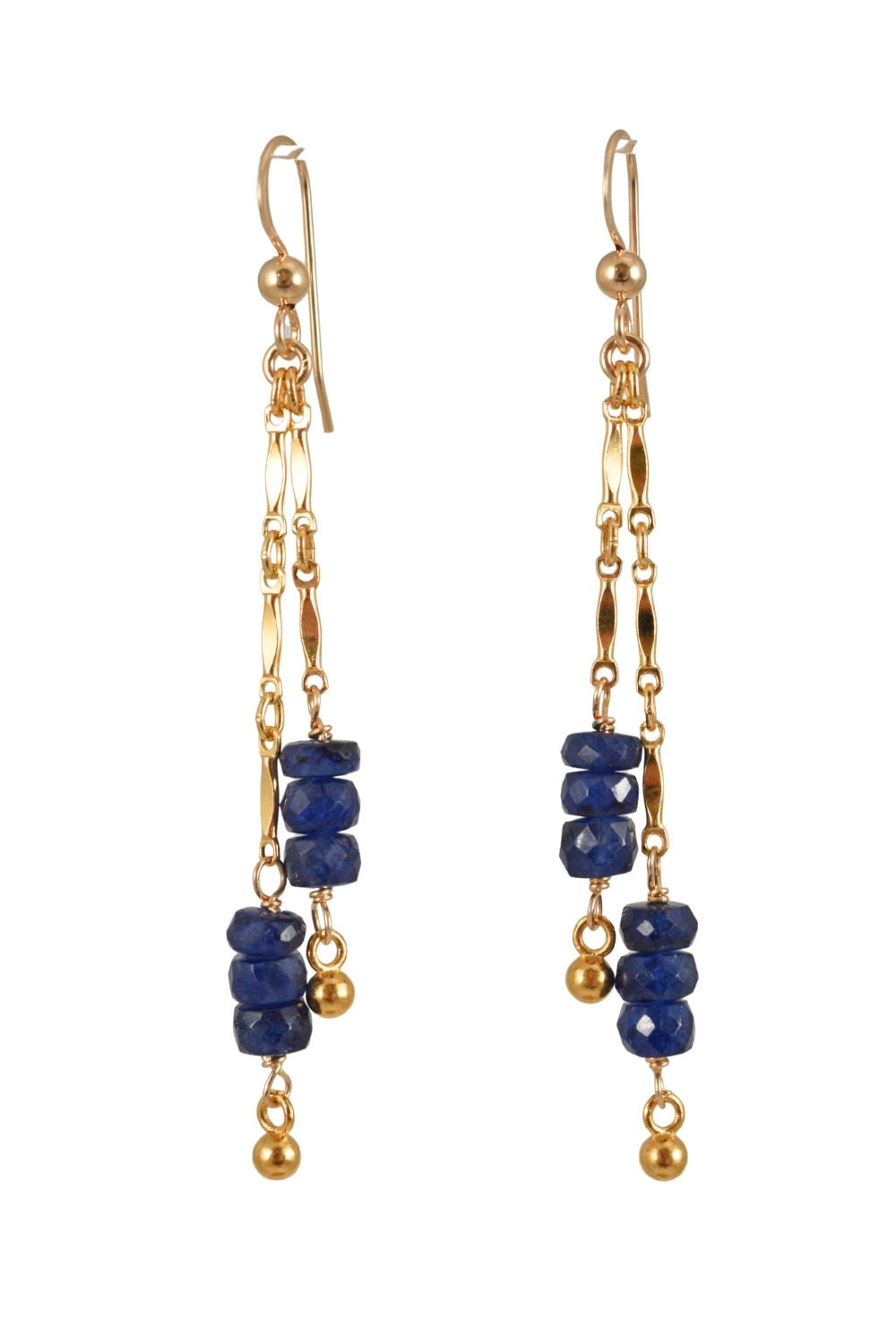 Beaded Bar Earrings
