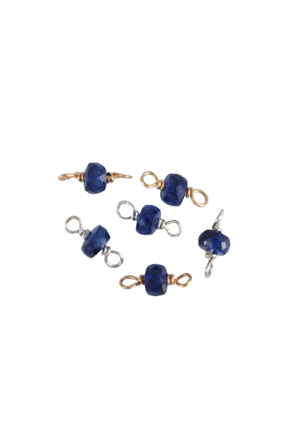 Blue Sapphire Charm for Permanent Jewelry