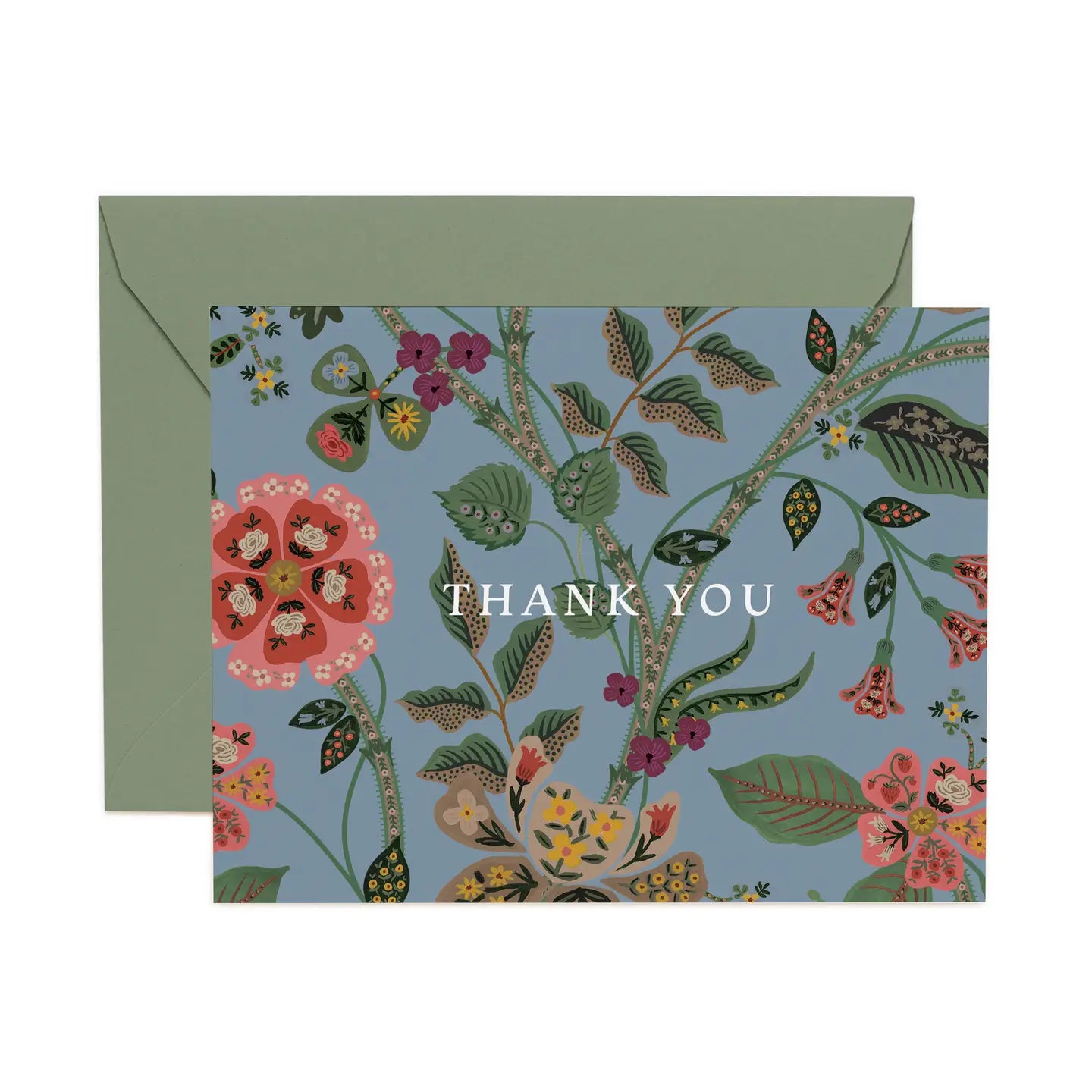 Boxed set of thank you cards with a floral