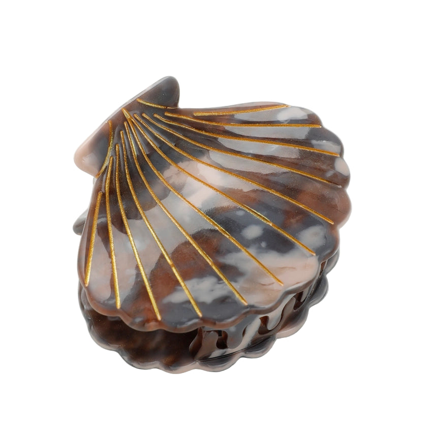 Mini Scallop Shell Claw Clip