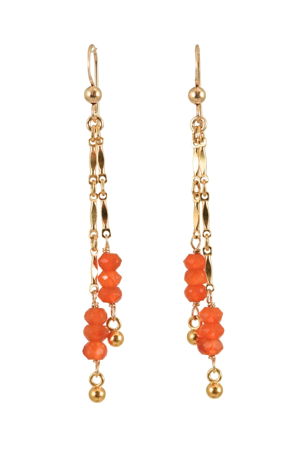 Beaded Bar Earrings