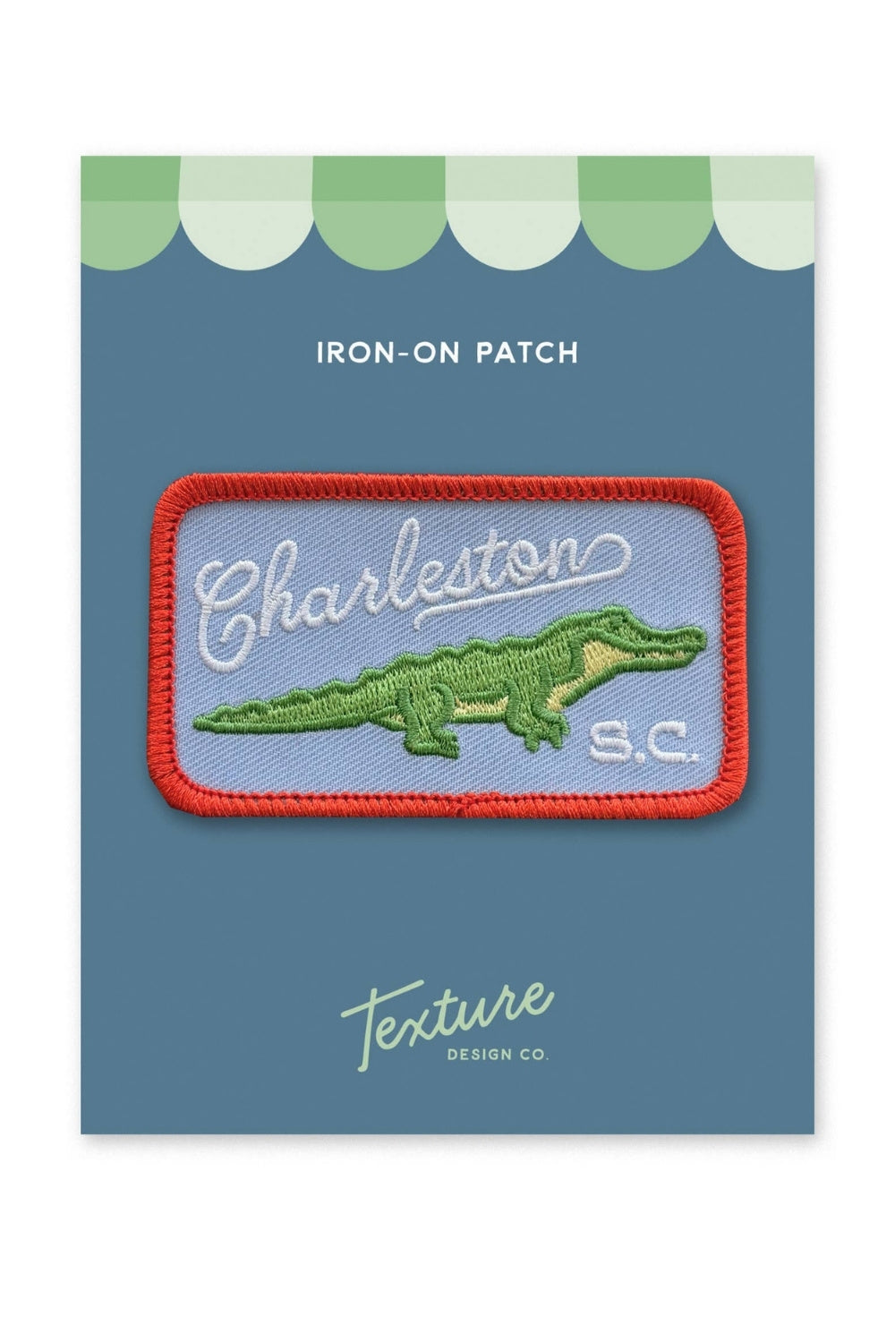 Charleston Alligator Iron-On Patch