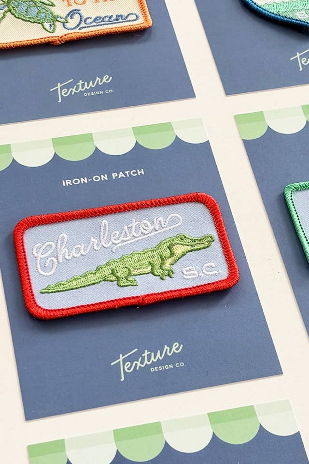 Charleston Alligator Iron-On Patch