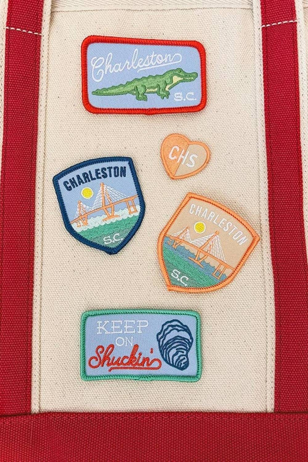 Charleston Alligator Iron-On Patch