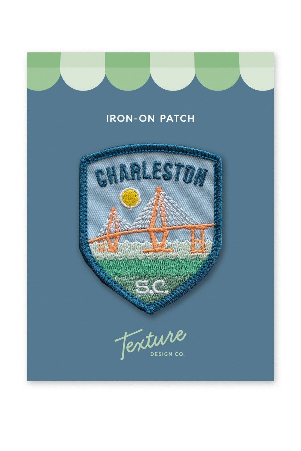 Charleston Shield Iron-On Patch