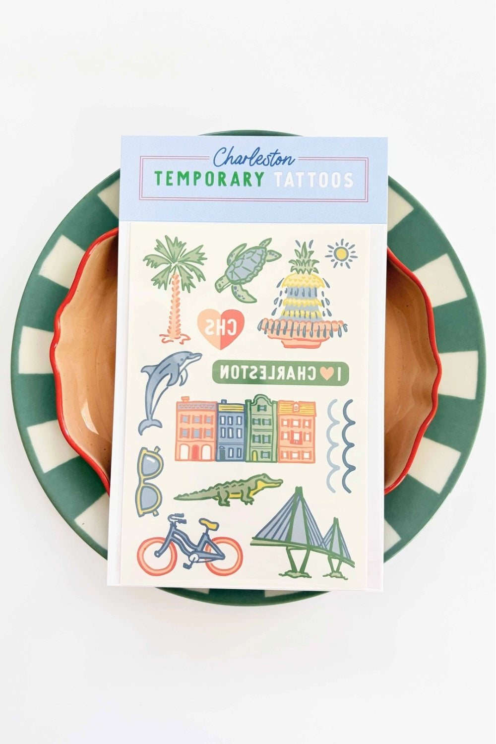 Charleston Temporary Tattoo Set