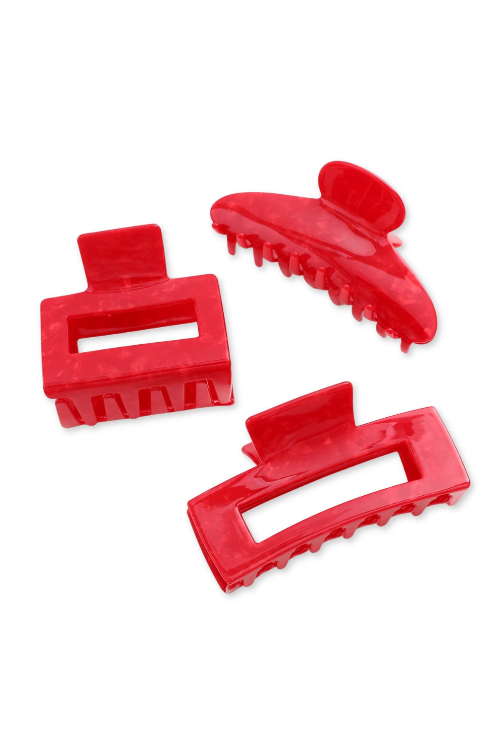 Cherry Red Claw Clip
