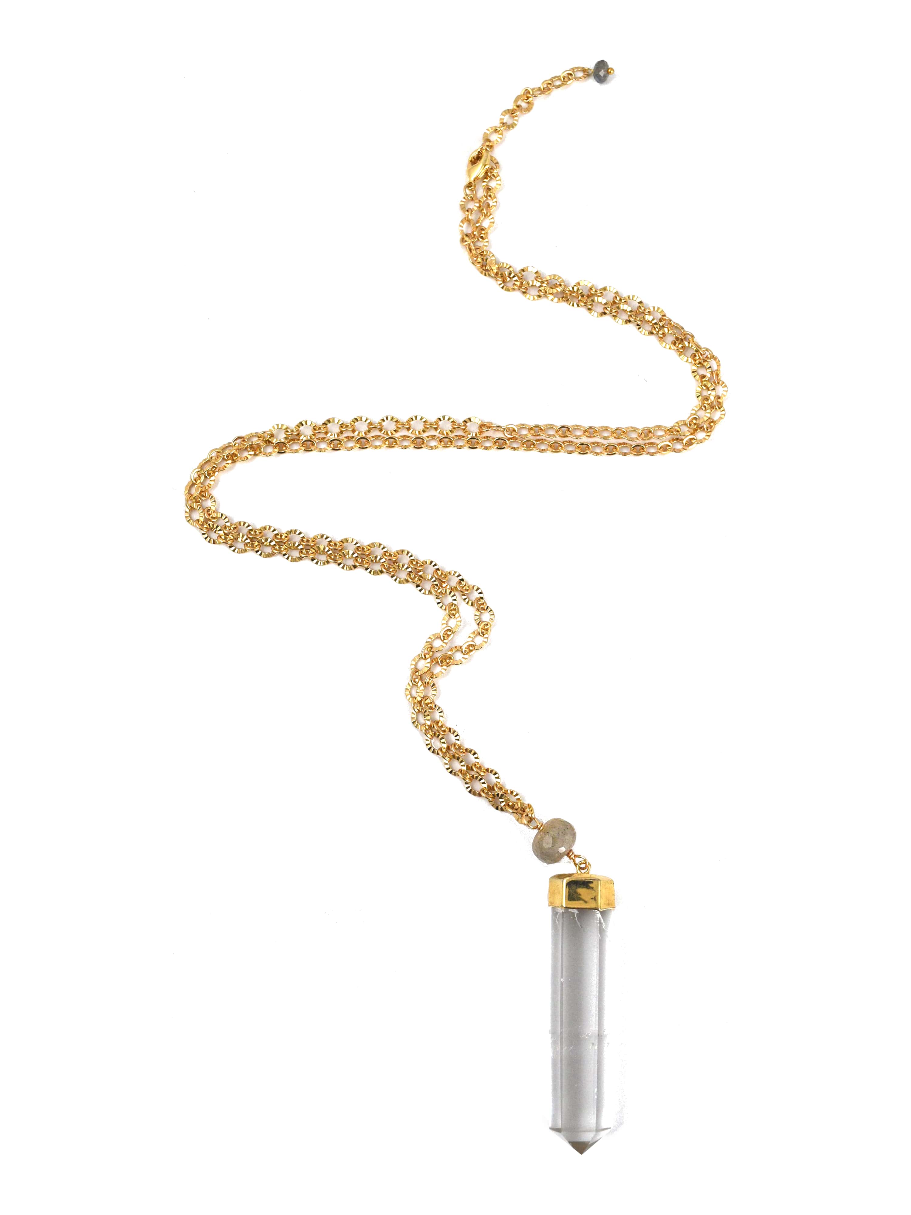 Christie Quartz Crystal Necklace