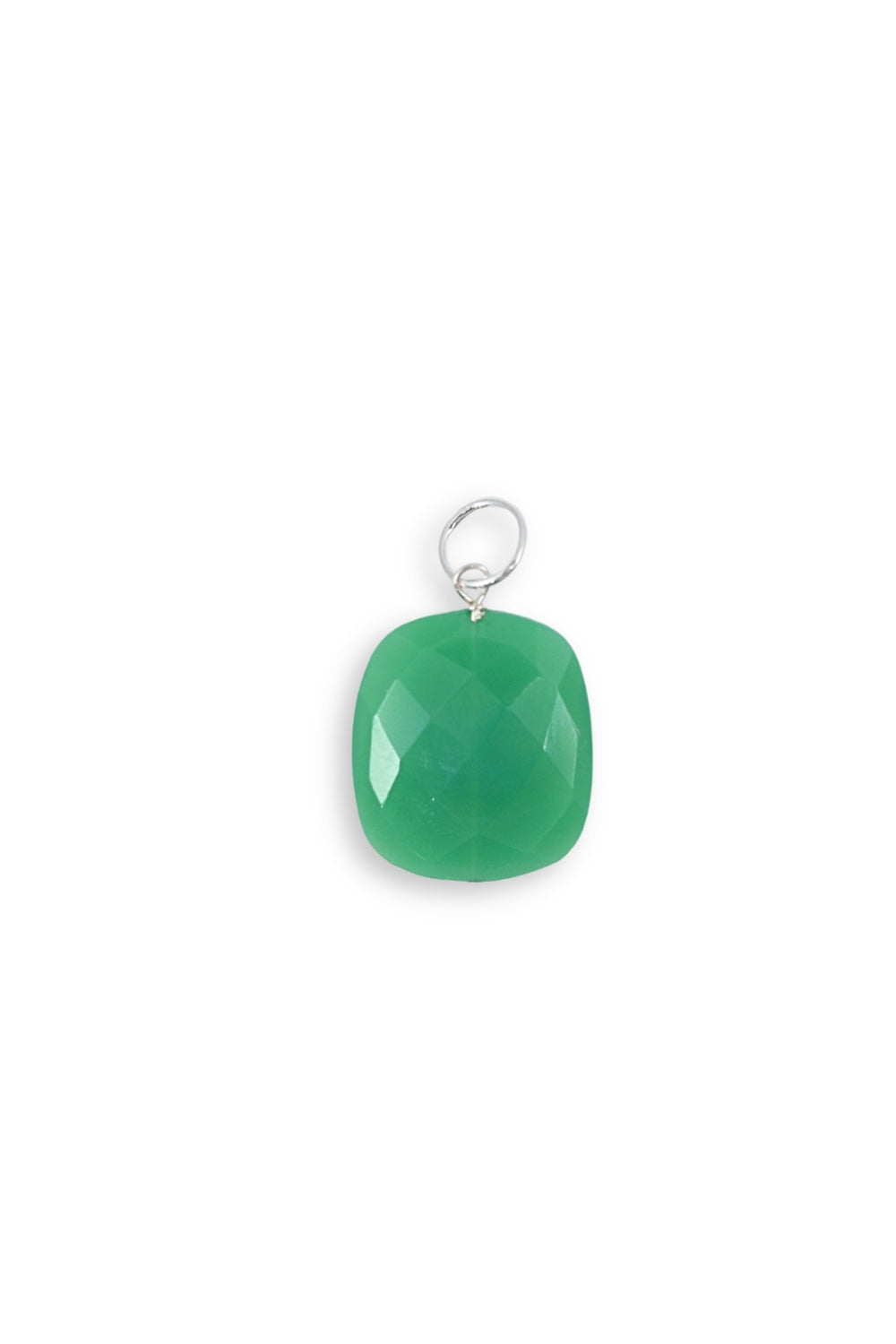 Chrysoprase Rectangle Charm