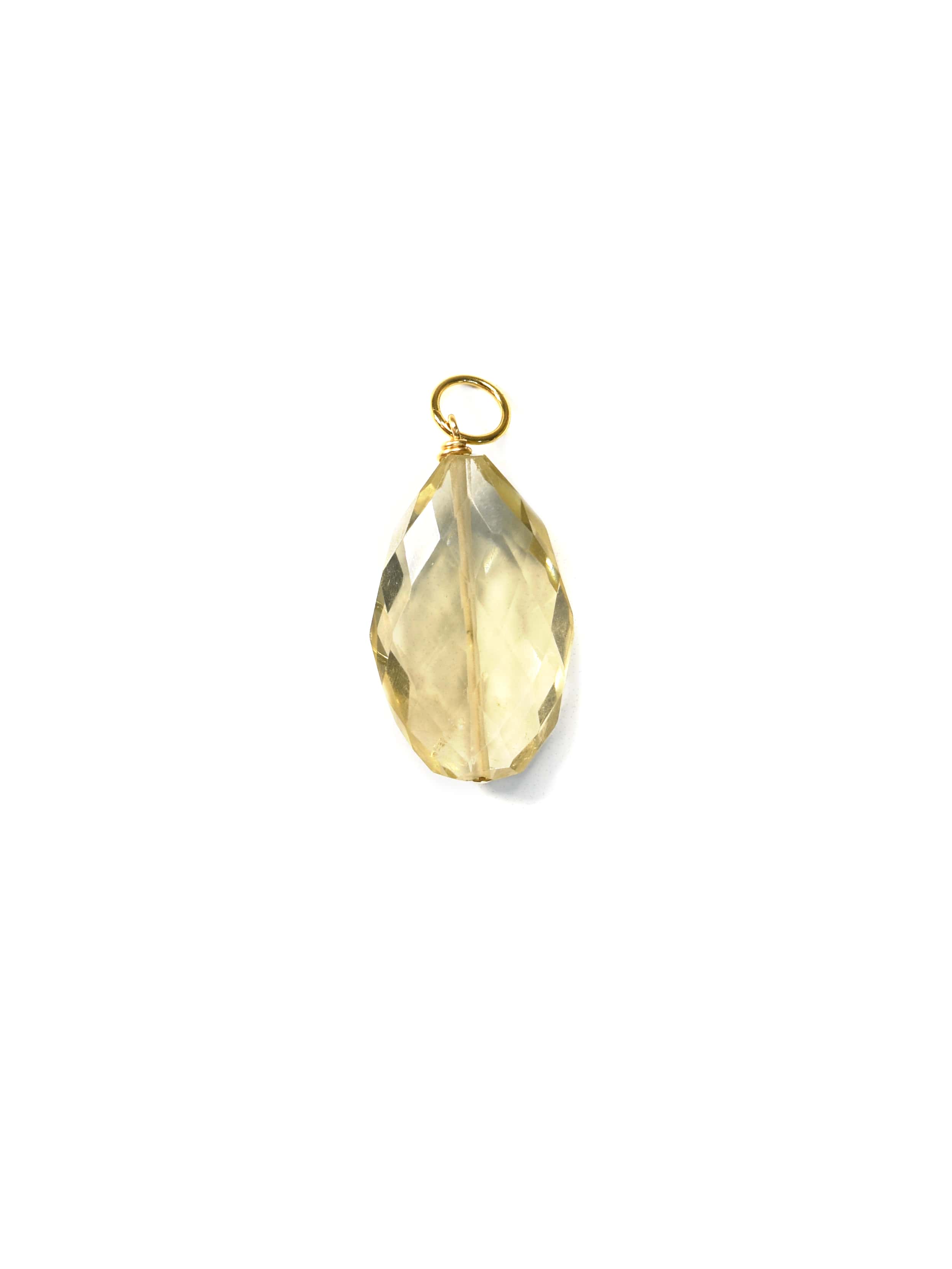 Cindy Citrine Faceted Charm