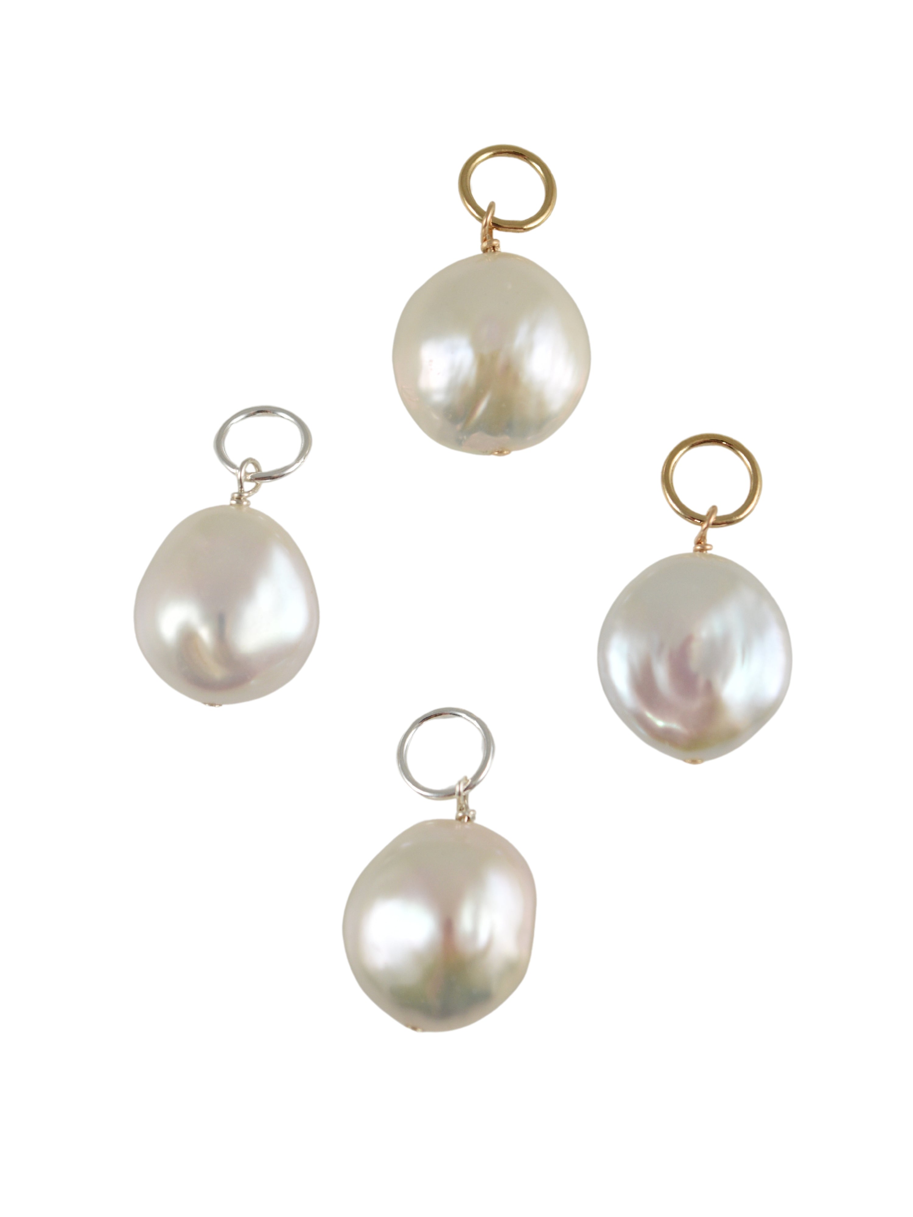 Clara Coin Pearl Charm