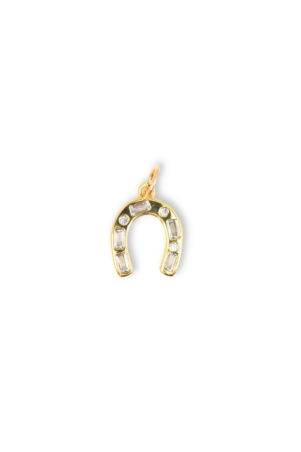 Crystal Horseshoe Charm