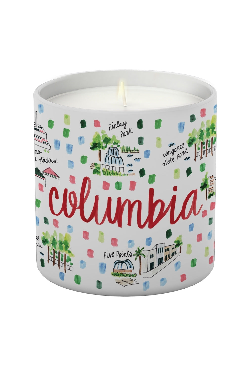 Columbia Watercolor Candle