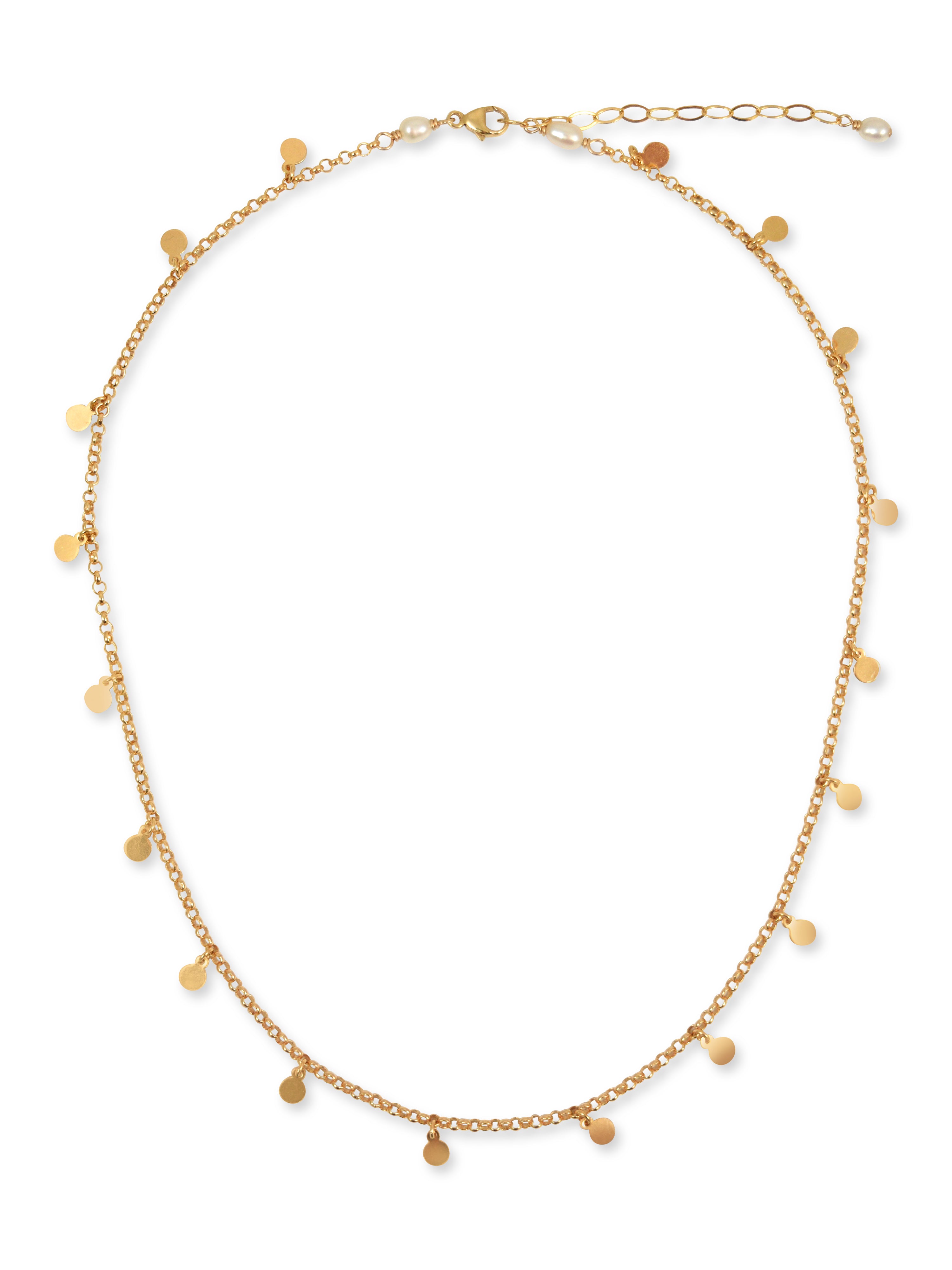 Golden Glimmer Necklace