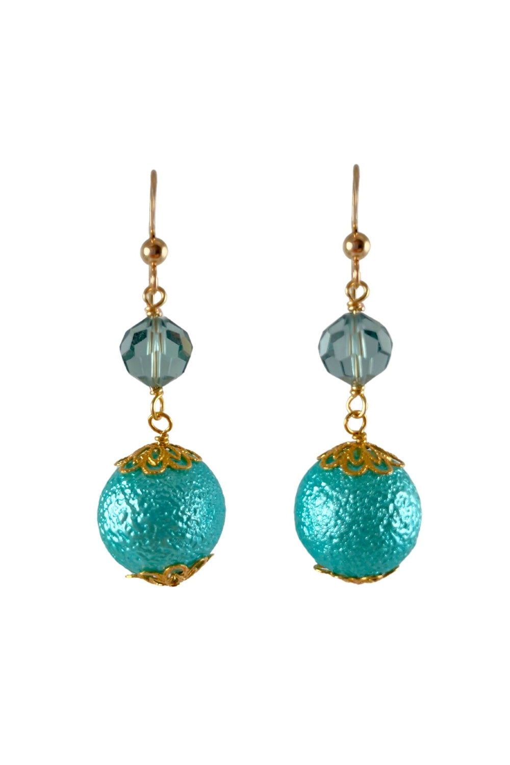 Dazzledrop Earrings in Tiffany Blue