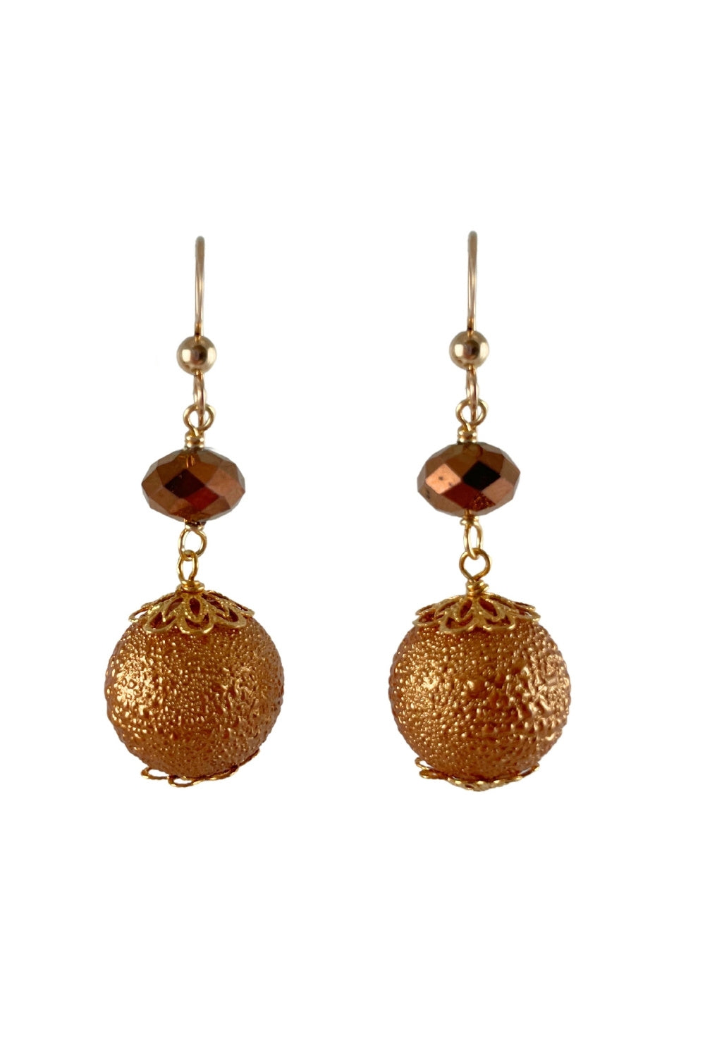 Dazzledrop Earrings in Caramel
