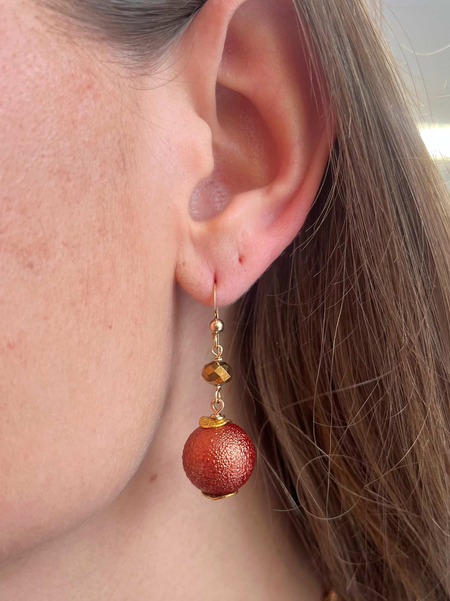 Dazzledrop Earrings in Cinnamon