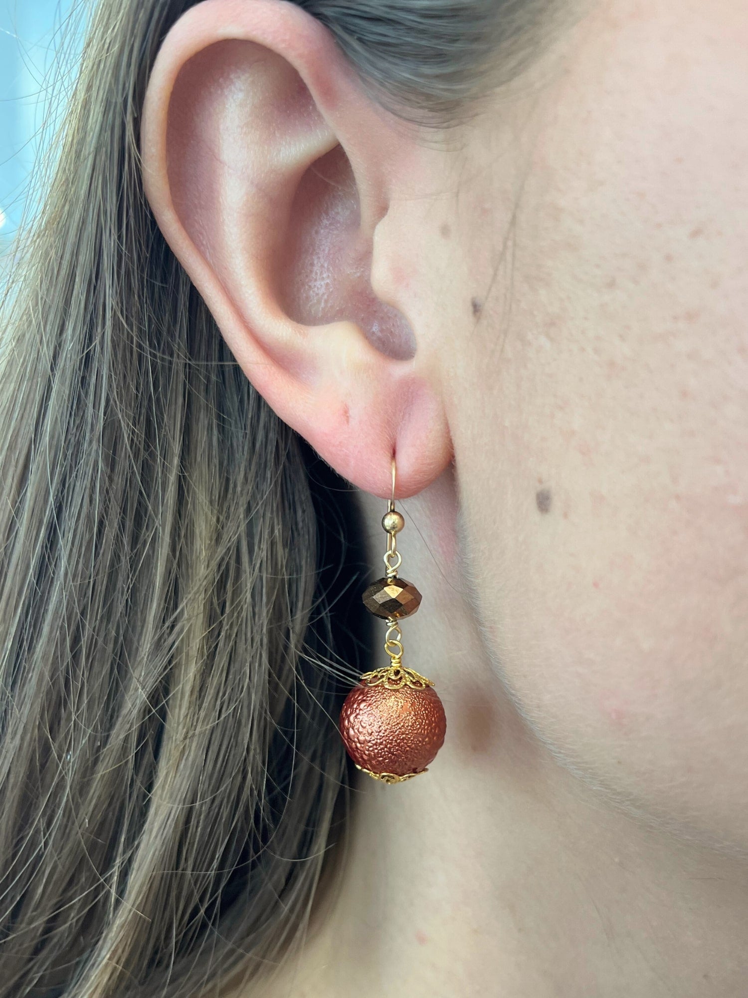 Dazzledrop Earrings in Cinnamon