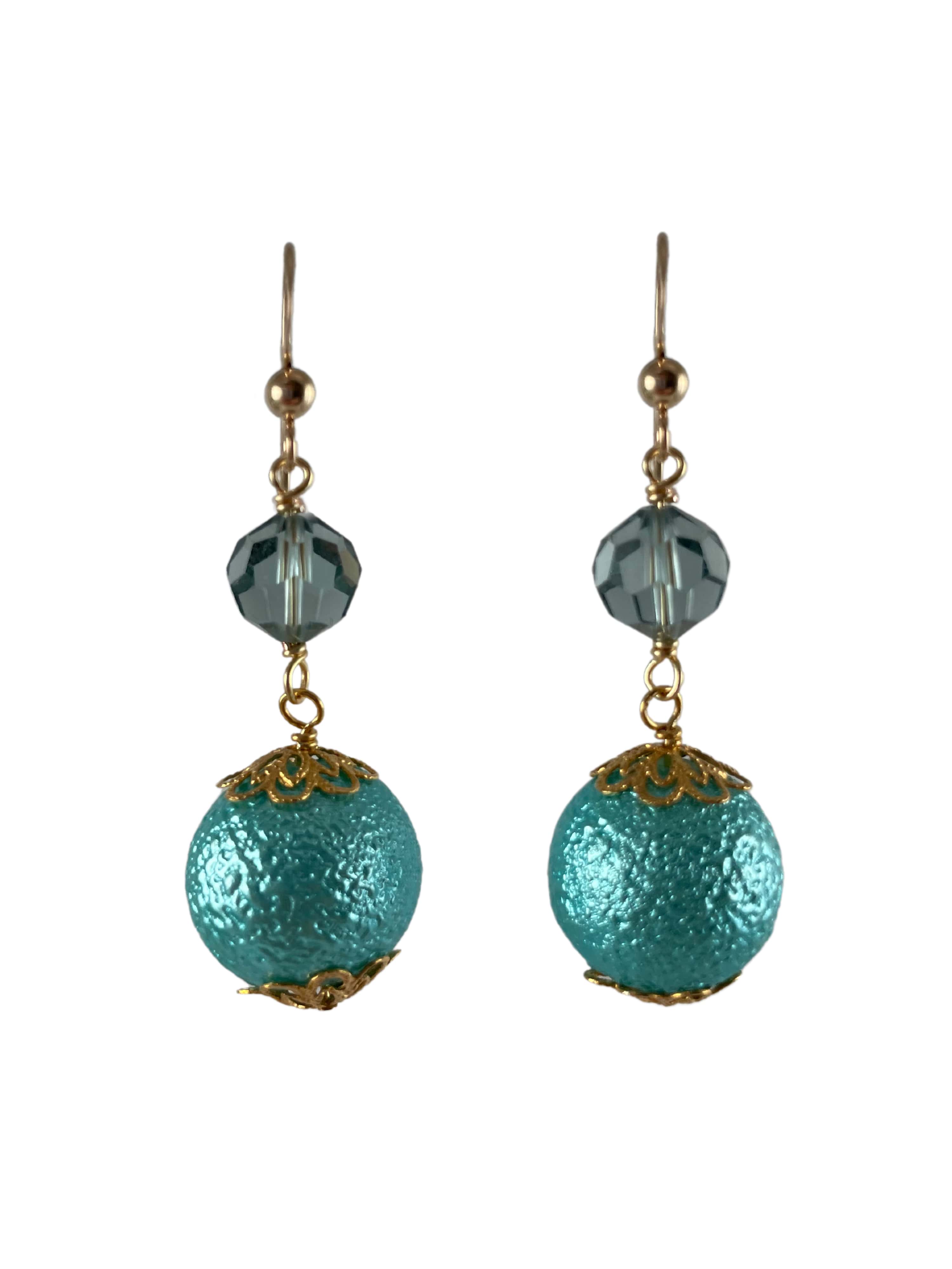 Dazzledrop Earrings in Tiffany Blue 