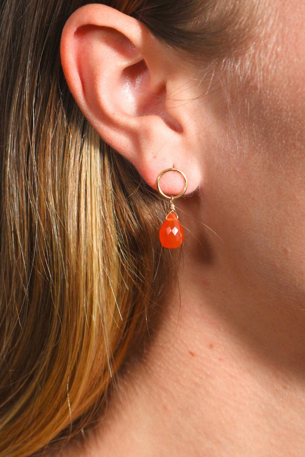 Dottie EArrings in Carnelian