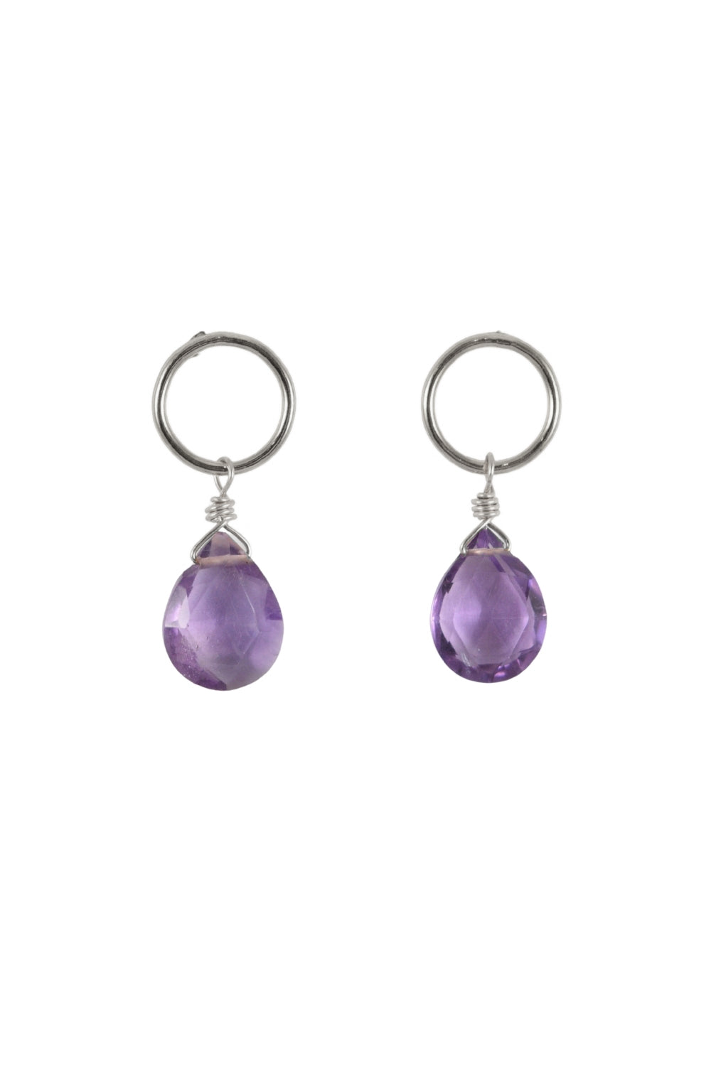 Dottie Earrings in Amethyst
