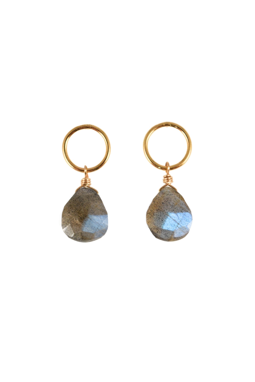 Dottie Earrings in Labradorite