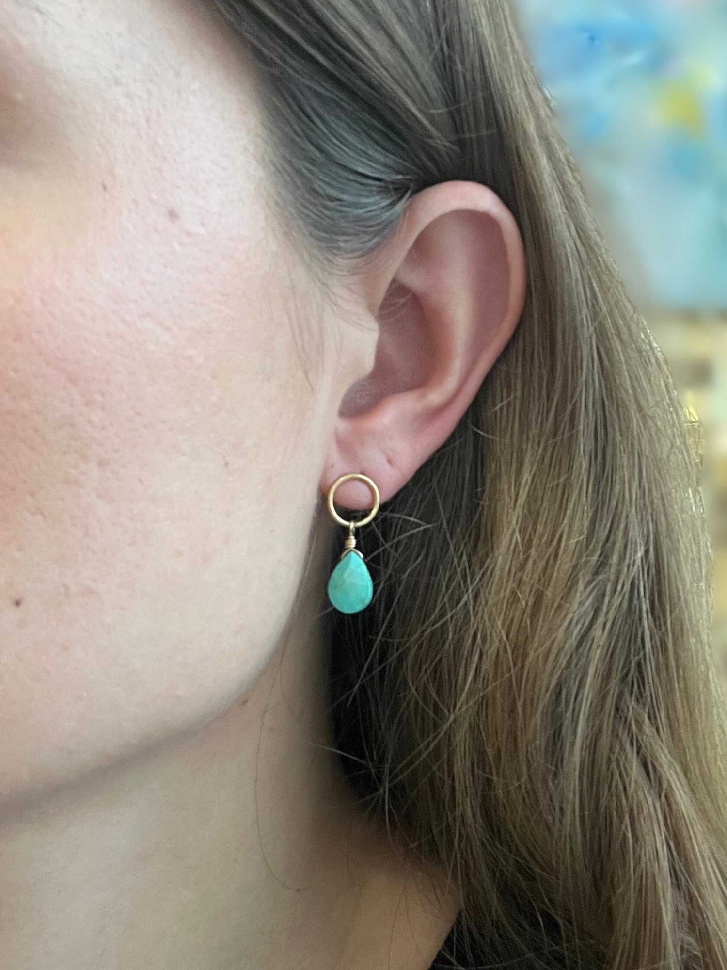 Dottie Earrings in Turquoise 