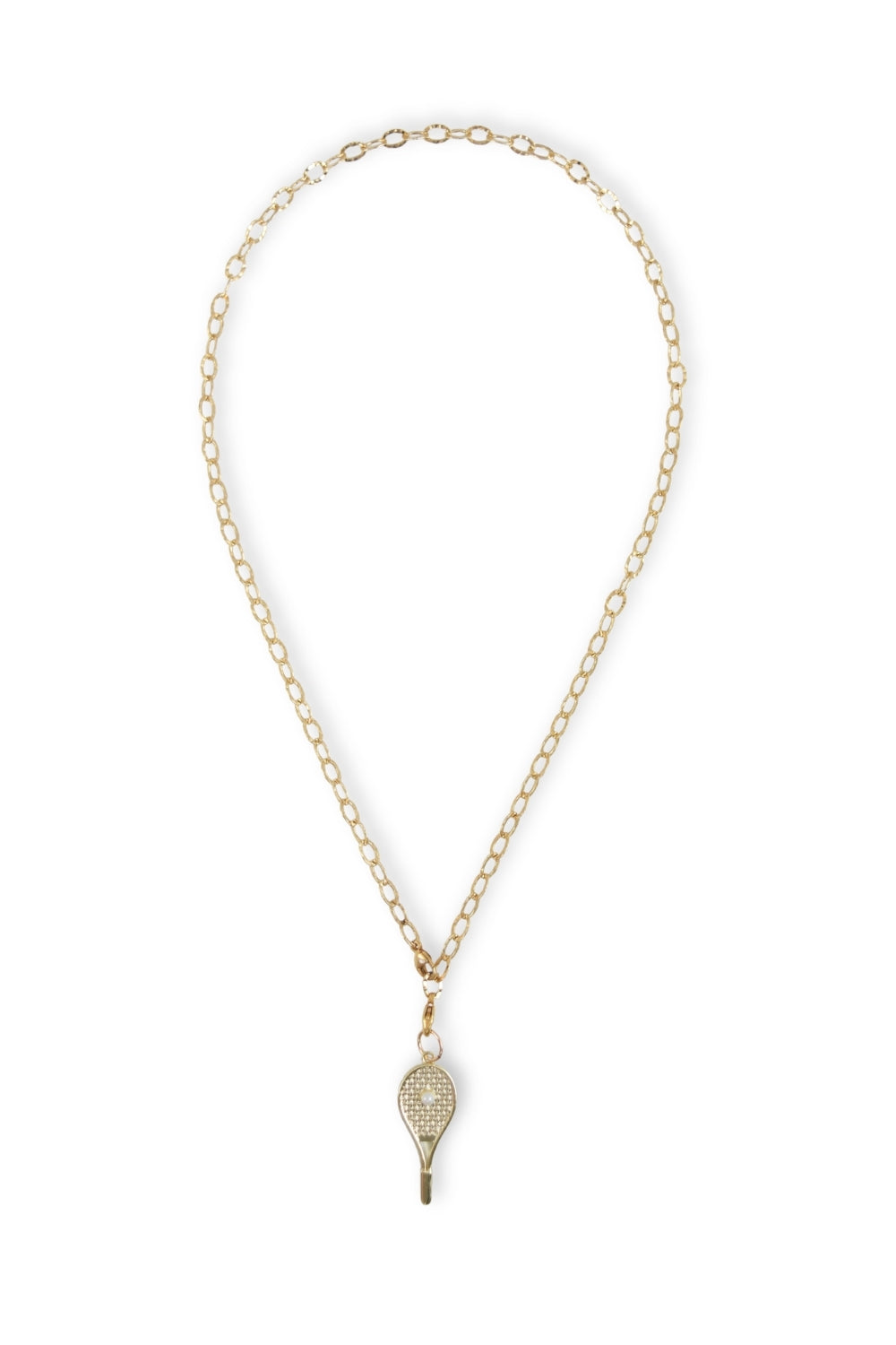 Emma Pearl Tennis Racket Charm