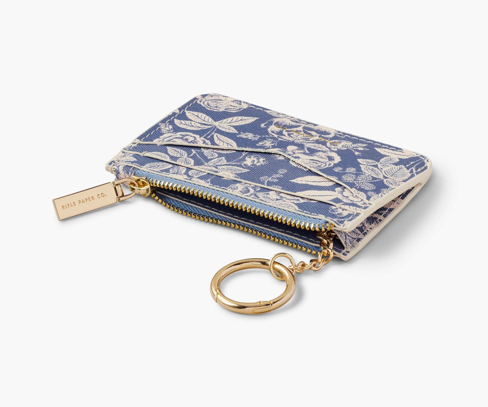 English Rose Key Ring Mini Wallet