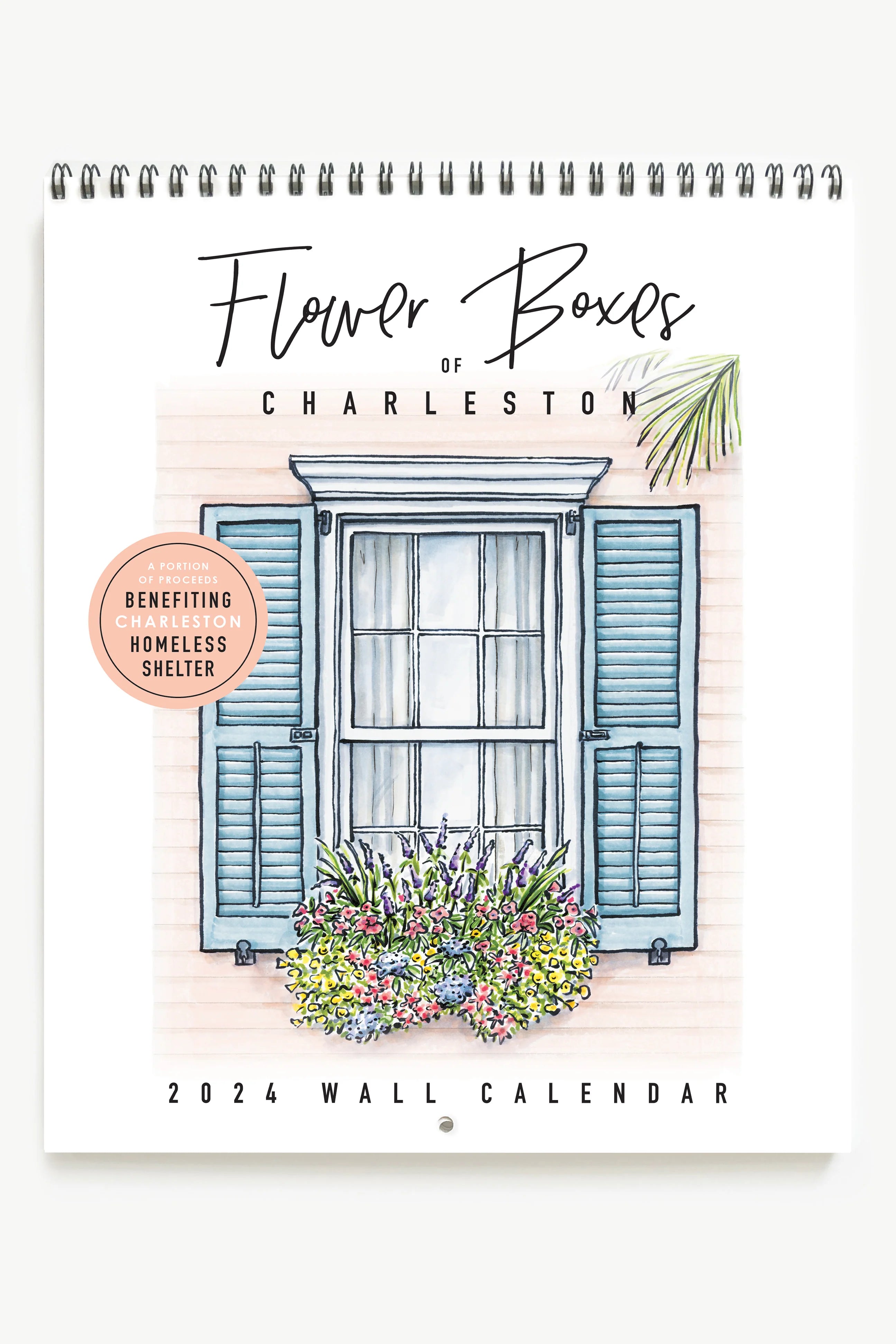 2024 Flower Boxes of Charleston Wall Calendar