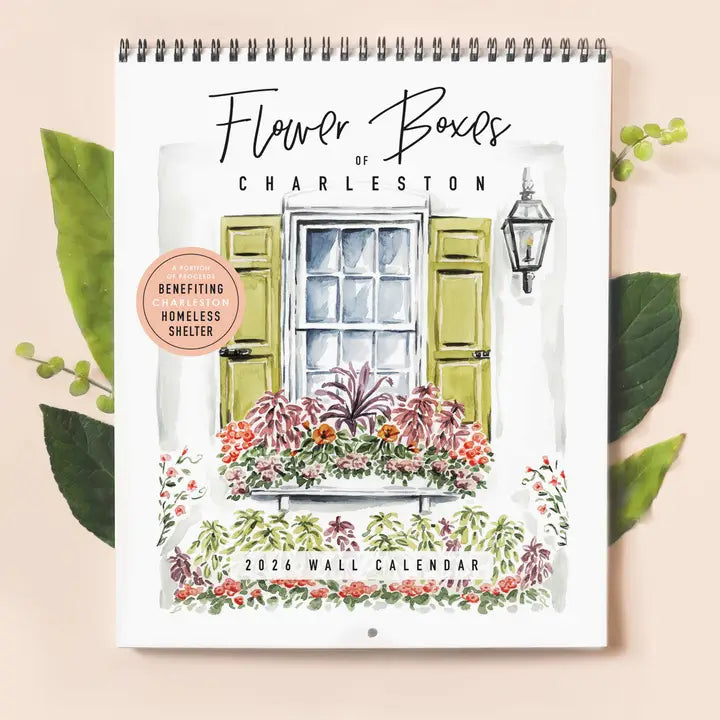 2026 Flower Boxes of Charleston Calendar