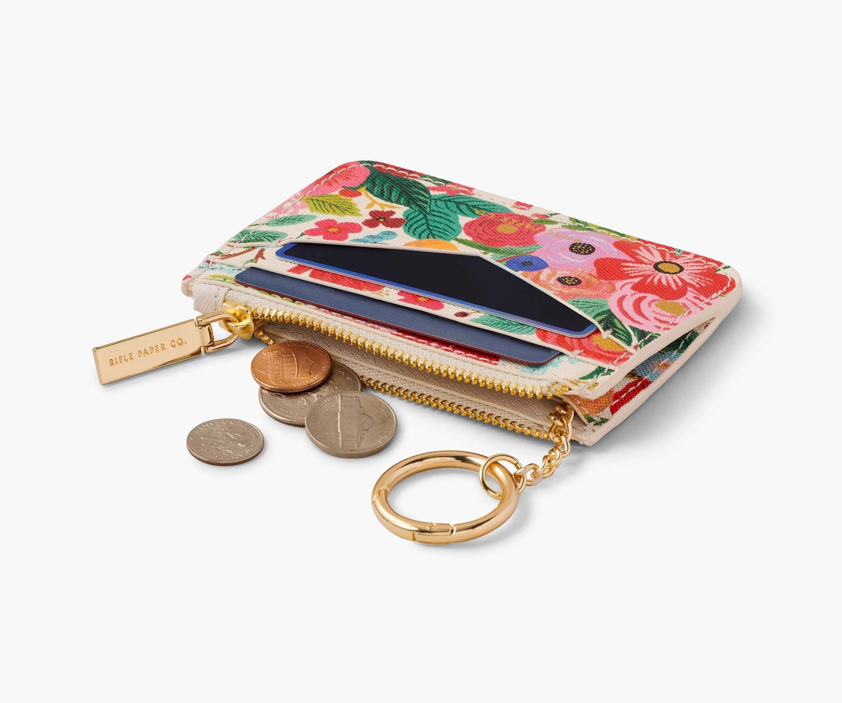 Garden Party Key Ring Mini Wallet