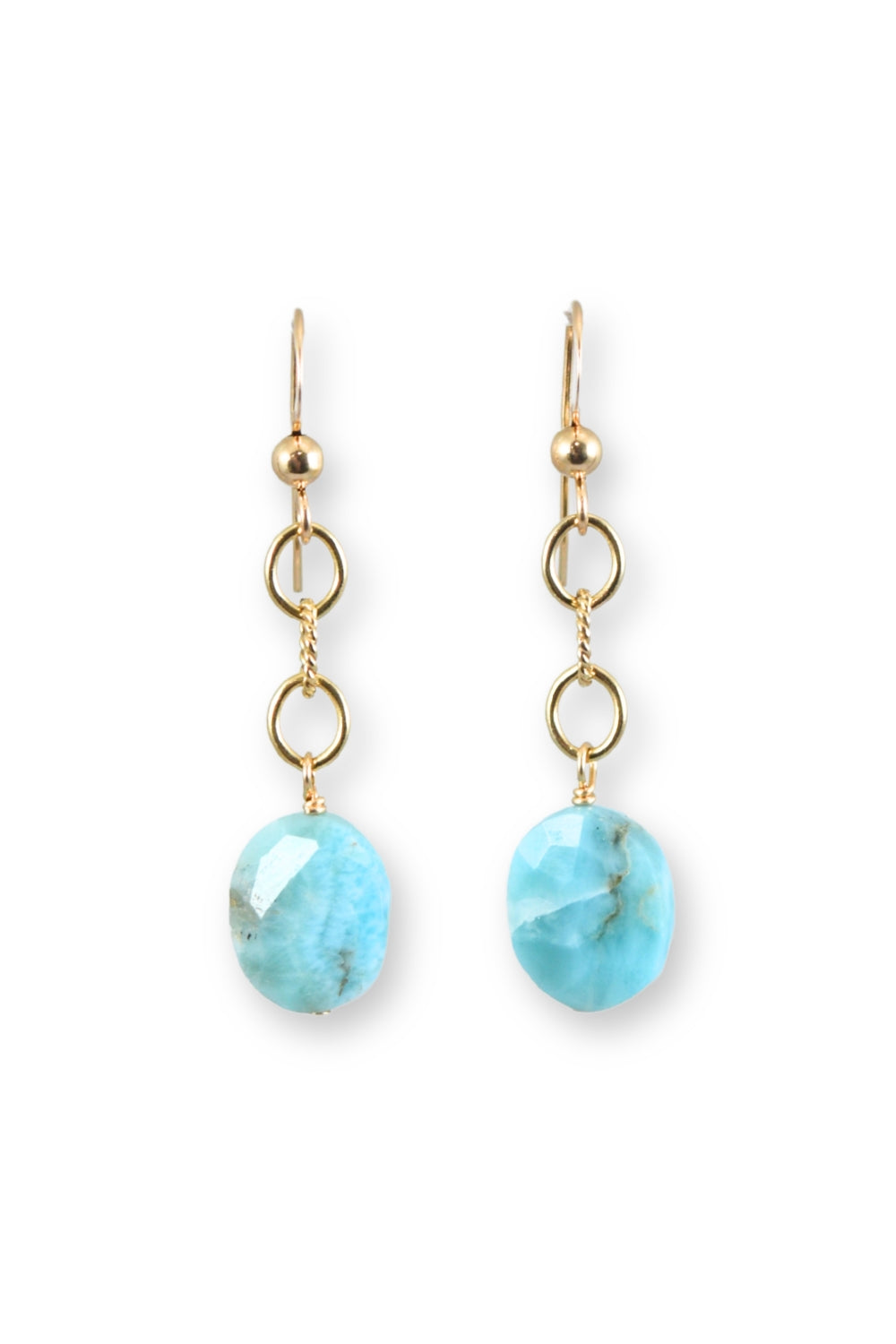 Gemma Earrings in Larimar