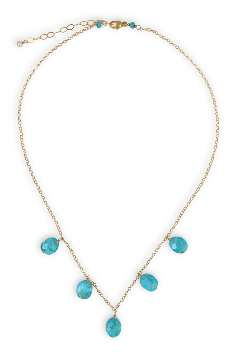 Gemma Necklace in Turquoise