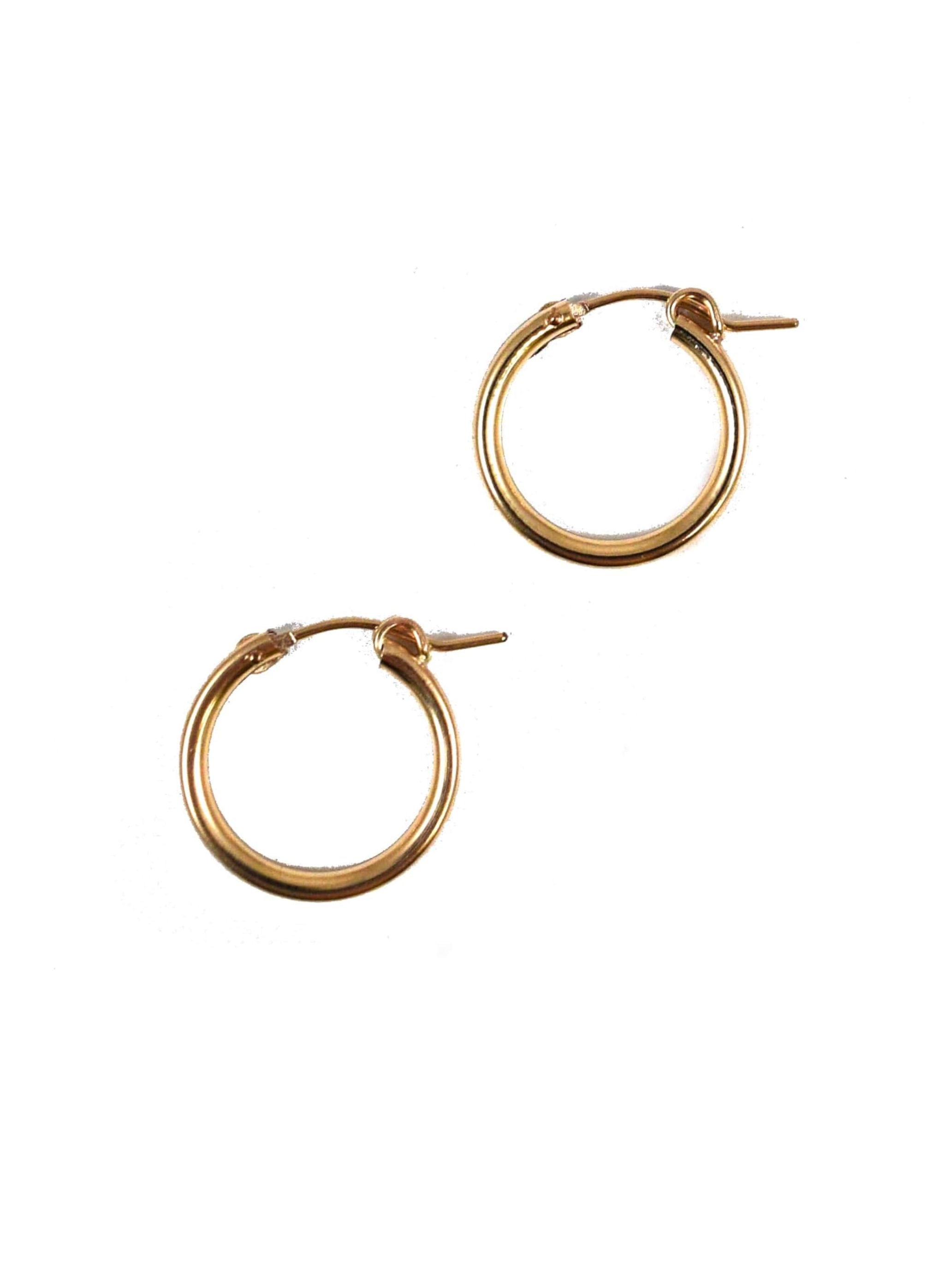 Medium Gold Filled Hoops