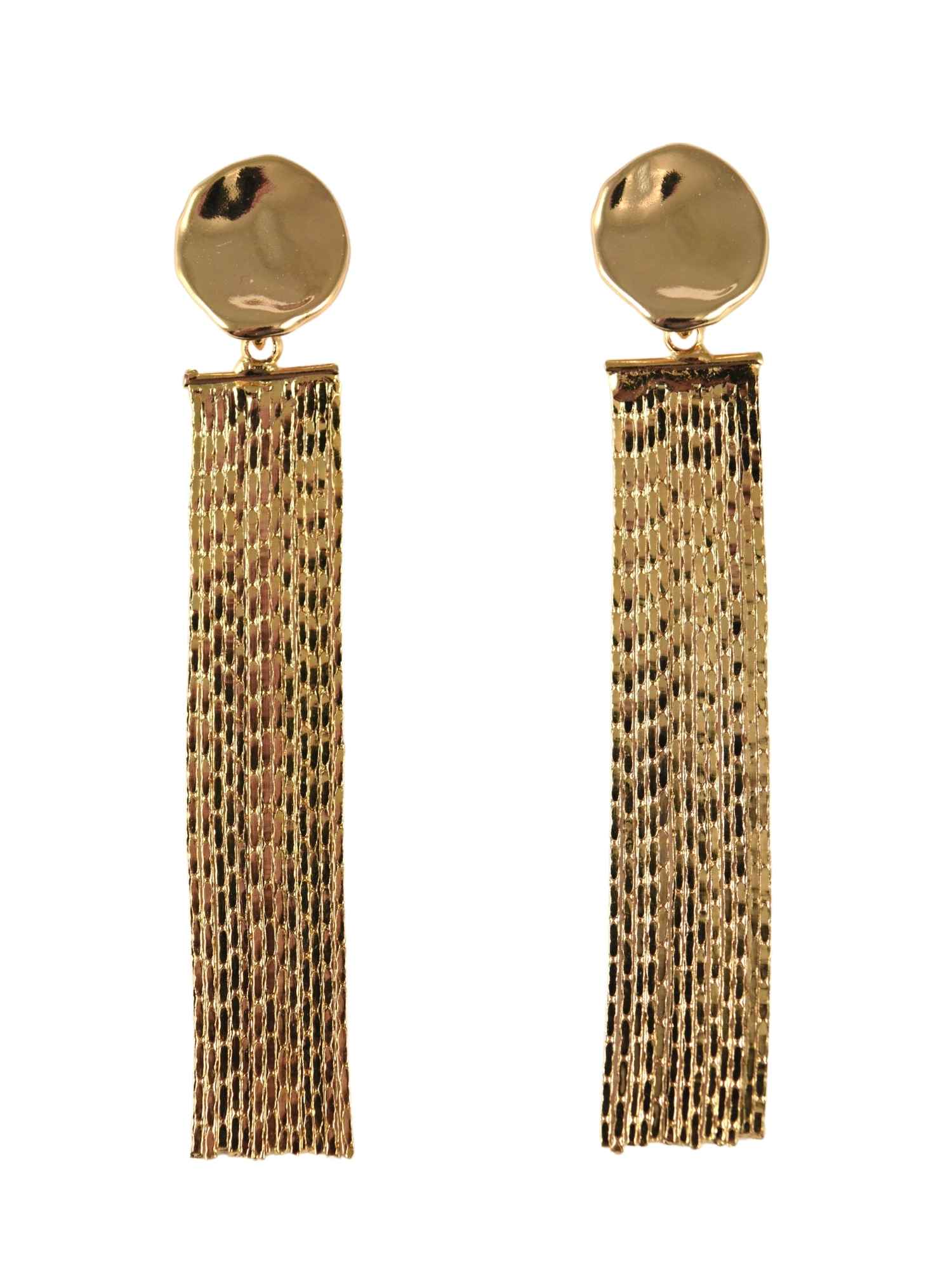 Golden Tinsel Earrings