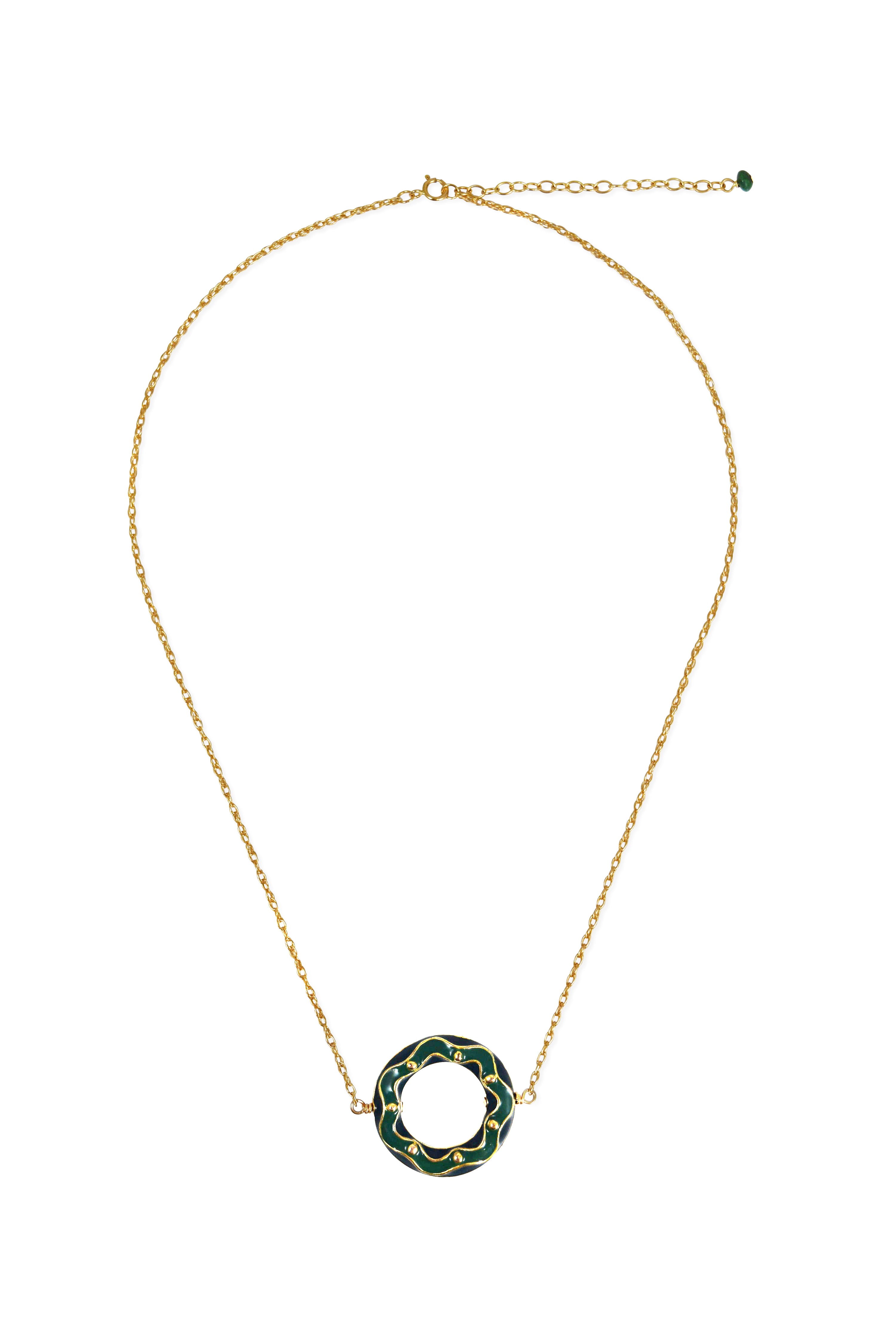Green Eternity Necklace