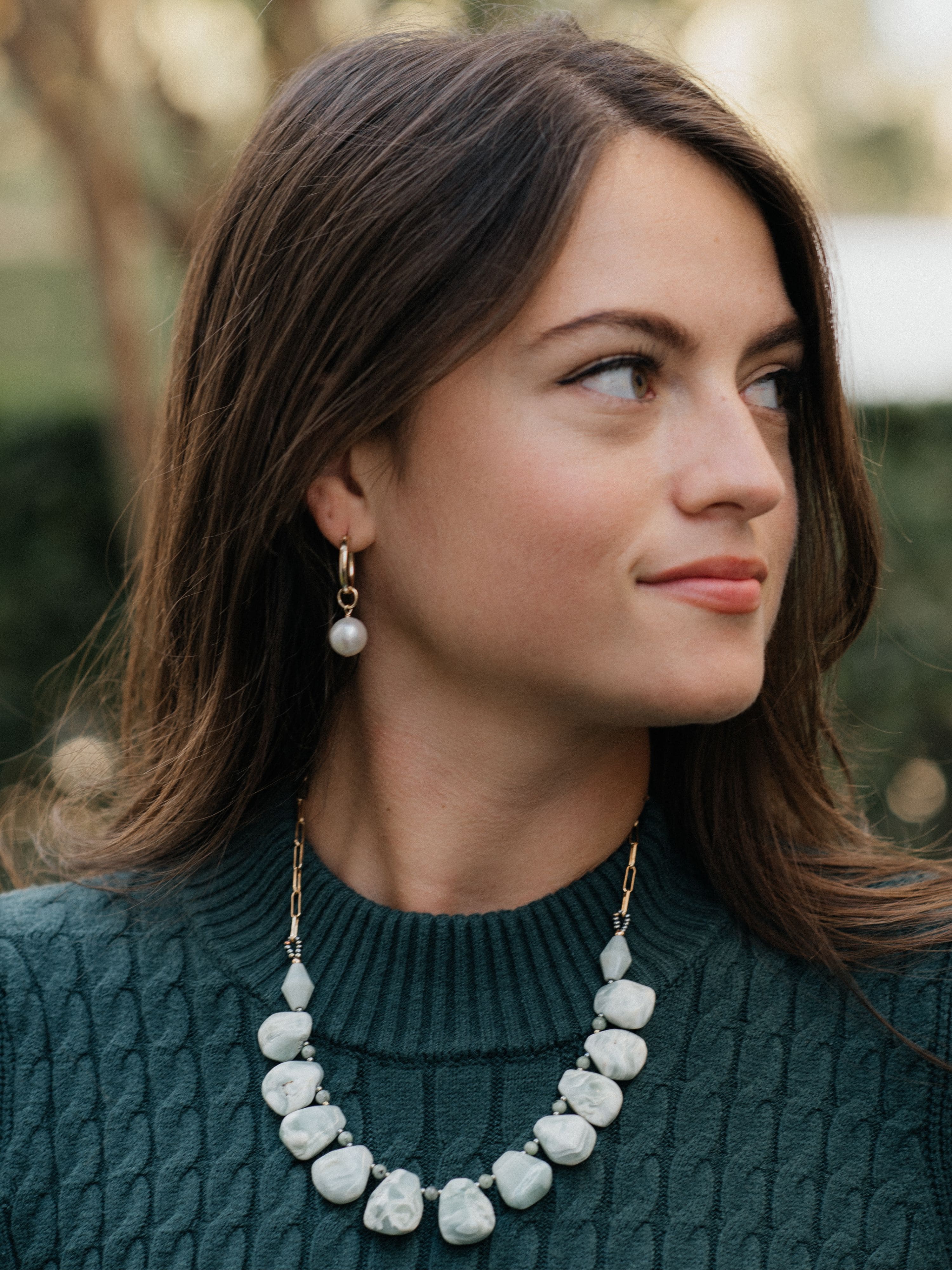 Green Jasper Necklace 