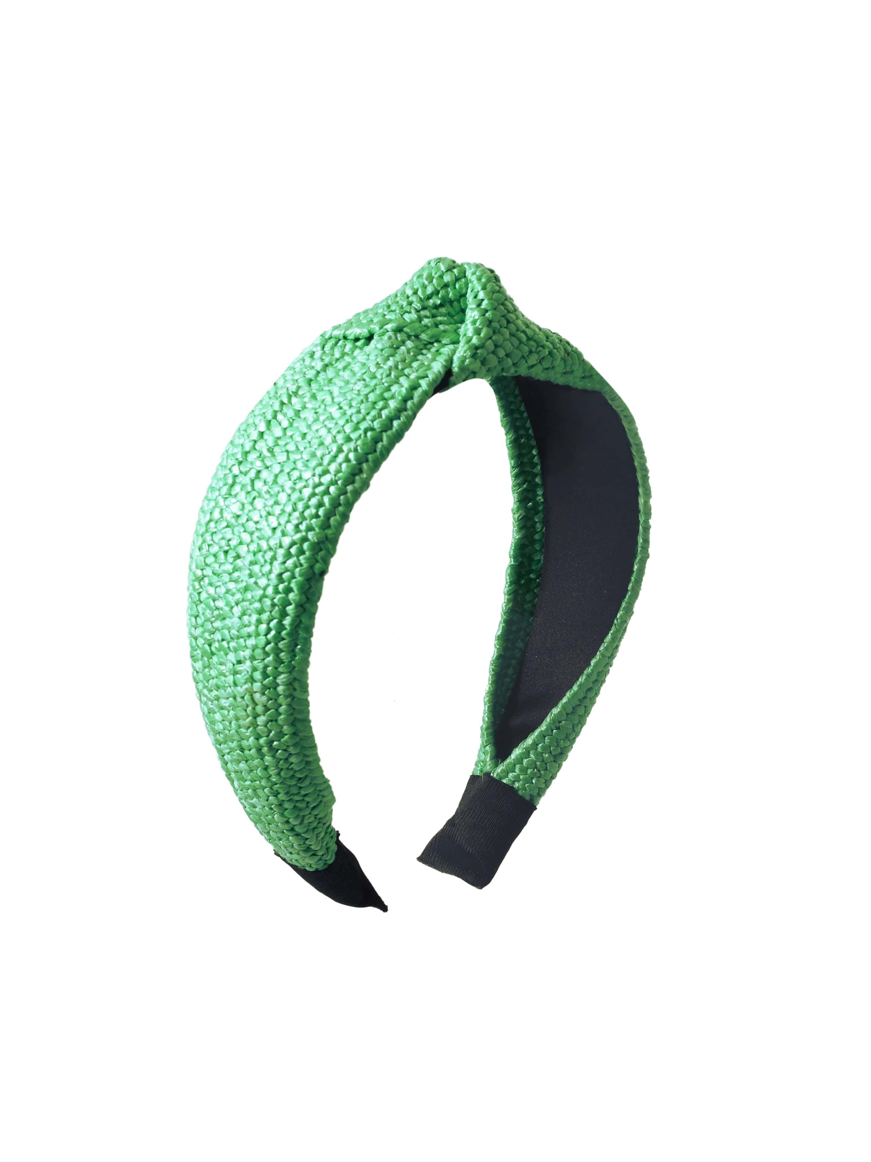 Green Top Knot Headband