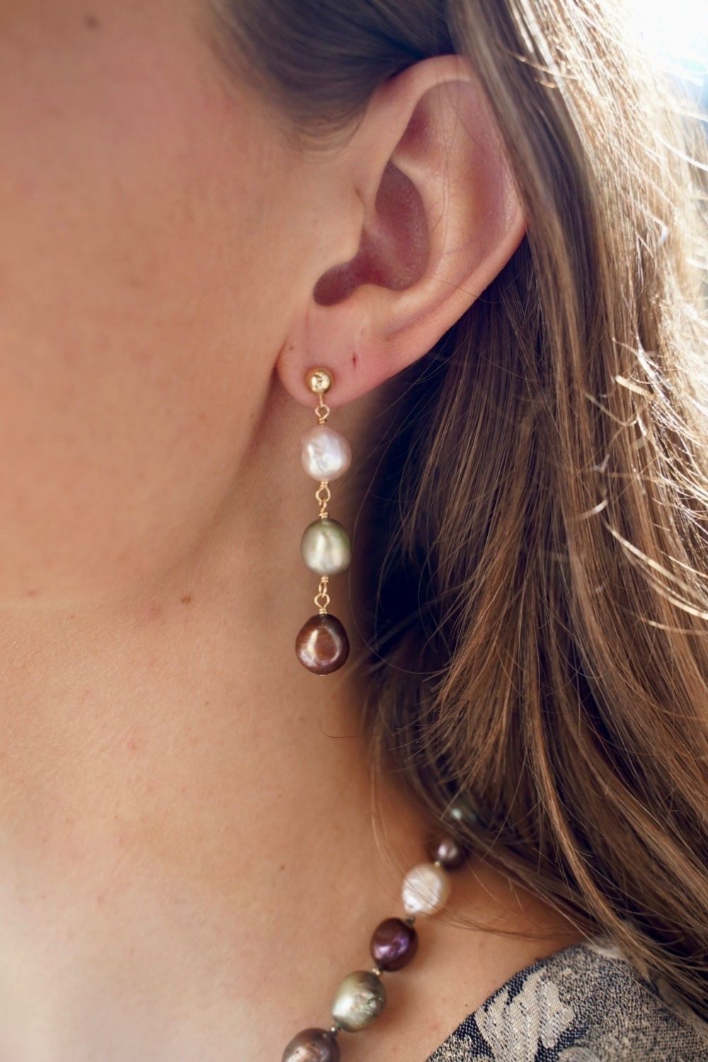Harvest Pearl Earrings