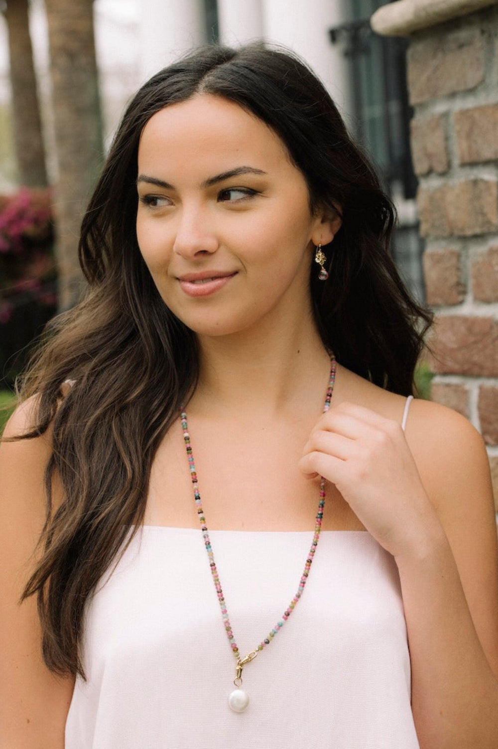Austin Rainbow Lariat Necklace
